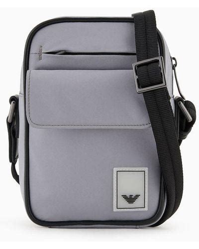 replica armani messenger bag|armani essential nylon messenger bag.